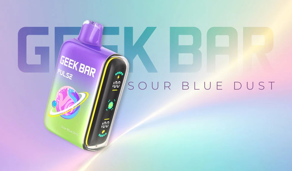 Geek Bar Pulse 15000 Puffs Vape - Polvo azul agrio: Una explosión de sabor y tecnología en el mercado argentino de 2025